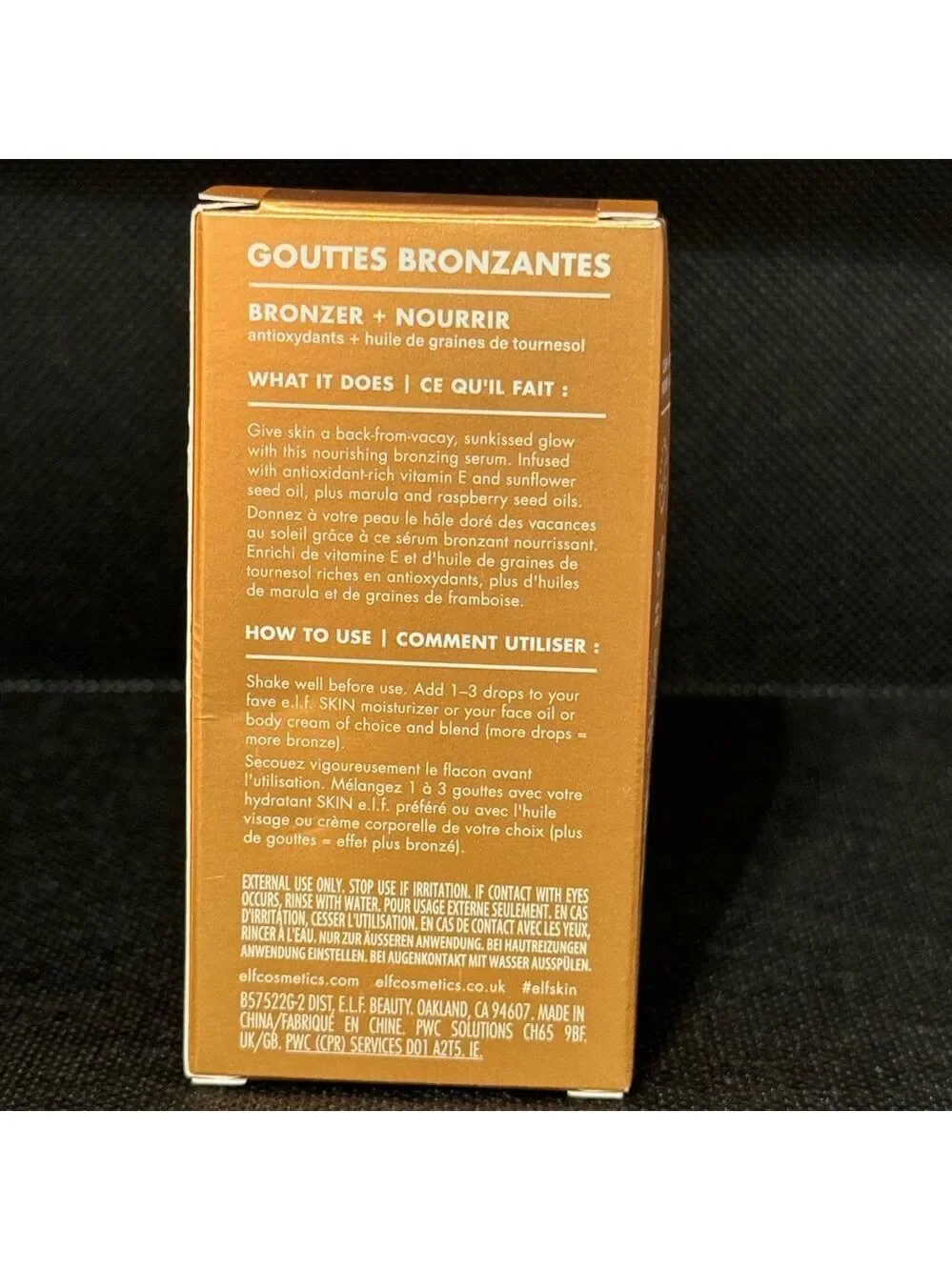 Elf Bronzing Drops Copper Gold 30 ml